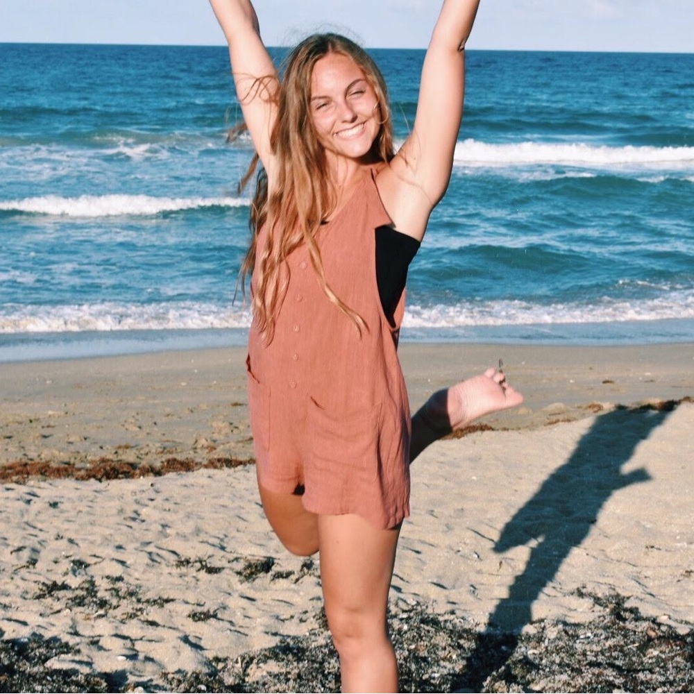 Rusty Salmon romper